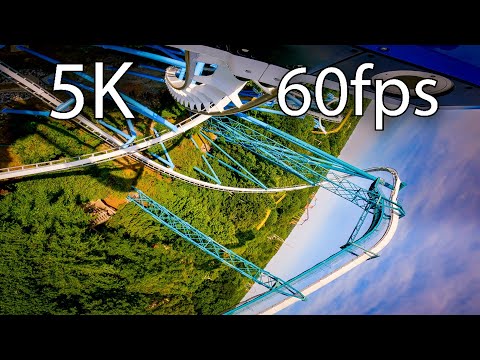 Front row point of view footage of Alpengeist
