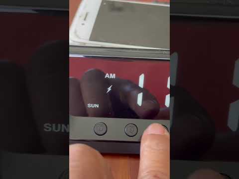 Alarm Clock with Wireless Charging