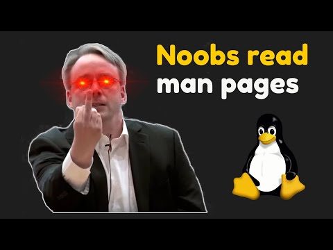 Linux is a man (aka how to read man pages)