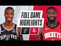 GAME RECAP: Rockets 112, Spurs 98