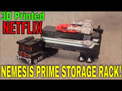 3D Printed Transformers Netflix WFC Nemesis Trailer Accessory - GotBot True Review NUMBER 804