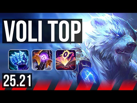 VOLIBEAR vs YONE (TOP) | 11/2/3, Godlike | NA Master | 25.21