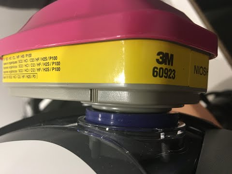3M 60923 P100 Filter Testing