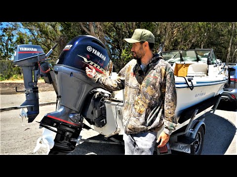 OUT with the old, in with the NEW! *90HP YAMAHA OUTBOARD UPGRADE*