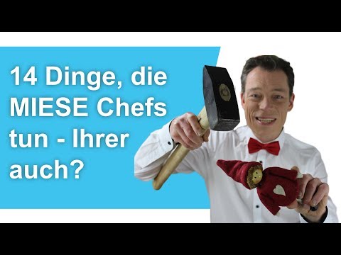 14 Dinge, die nur MIESE CHEFS  tun (deiner auch?)