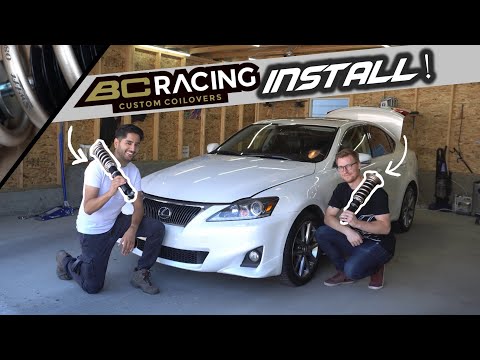 BC RACING COILOVER INSTALL ON RAJANS LEXUS IS250