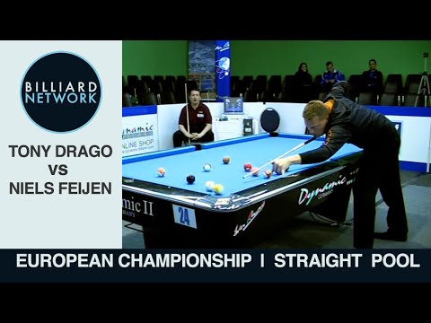 TONY DRAGO vs NIELS FIEJEN | Rare Footage from the 14.1 European Championship | 2009