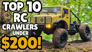 Top 10 RC Crawlers Under $200
