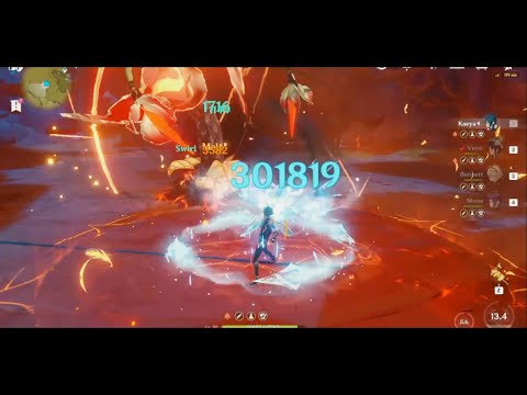 First ever Kaeya to reach the 300K CRYO DAMAGE MARK!