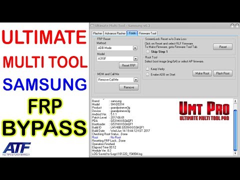 ULTIMATE MULTI TOOL SAMSUNG FRP BYPASS'UMT PRO'