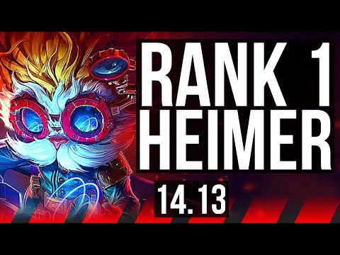 HEIMERDINGER vs FIORA (TOP) | Rank 1 Heimer | VN Challenger | 14.13
