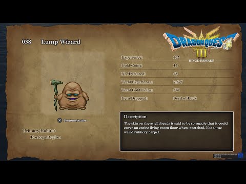 DRAGON QUEST III HD-2D Remake PS5 - Seed Farming Spots All Seeds Timestamped