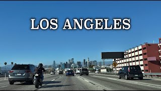 Relaxing Road Trip, Beautiful Sunny ☀️ Day in Los Angeles, 4K HDR Driving Video