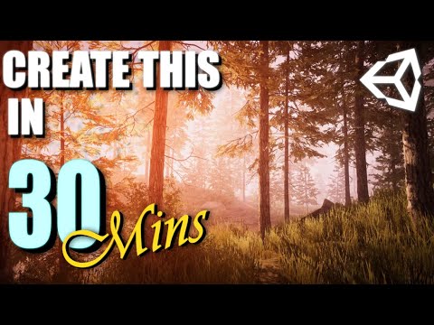 Forest Level Design in 30mins using Free Assets | Unity 2019 Follow Along Tutorial