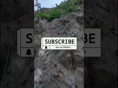 Mallas de contención en el mirador del túnel N°1 #cordoba #taninga #pocho #salsacate #tuneles