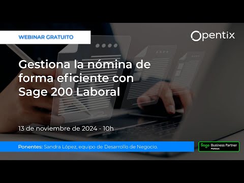 Gestiona la n�mina de forma eficiente con Sage 200 Laboral