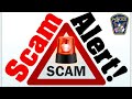 Scam Alert - Audio Recording - Police Department Voicemail Box
