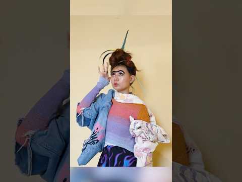 WEIRD MAKEUP!! #elvinaandini #shorts