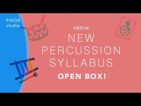 EP1 - ABRSM New Percussion Syllabus OPEN BOX!