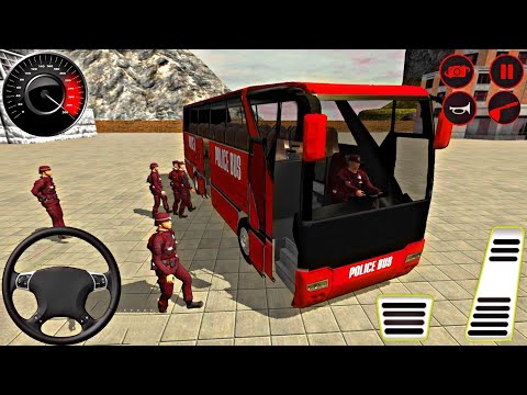 Us Police Bus Mountain Driving Simulator Games 🚌: Best Police Bus GamePlay_#05|| Addicted Gameplay