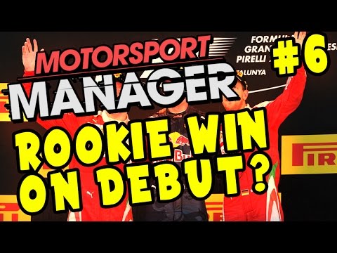 Motorsport Manager PC Career Gameplay: Rookie win on Debut??!? S1 Part 6