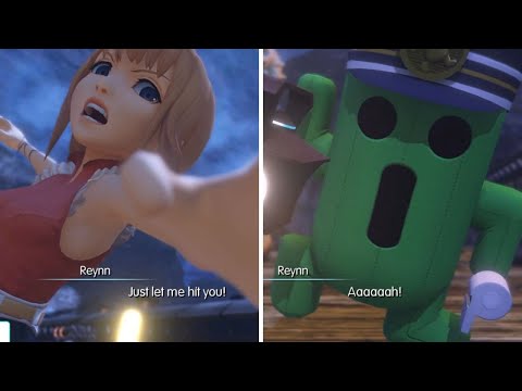 Reynn vs Cactuar Conductor [All Cutscenes] - World of Final Fantasy