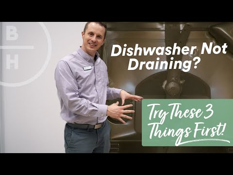 Dishwasher not Draining - Easy Fix!