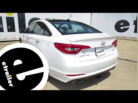 etrailer | 2016 Hyundai Sonata Curt Trailer Hitch Receiver: Complete Installation