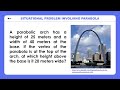 PRECAL Situational Problem In Parabola