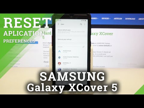 How to Reset App Preferences in SAMSUNG Galaxy XCover 5 – Restore App Preferences
