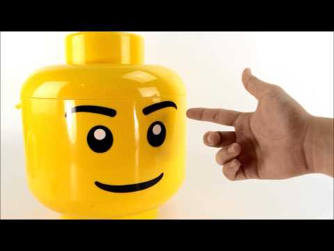 LEGO® dėžutė - didelė minifigūrėlės galva (mergina) 40321725 video