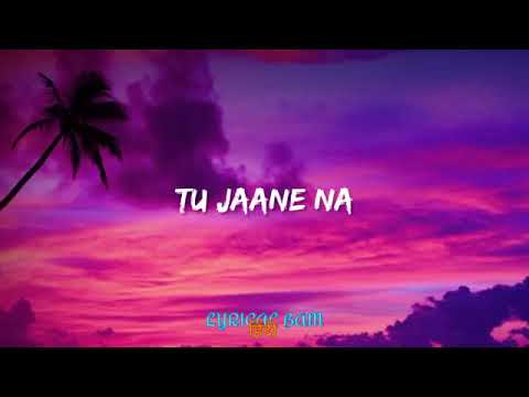 Tu Jaane Na - Atif Aslam (Lyrics) | Lyrical// lofi hopi Hindi