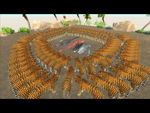 ALL AQUATICS CAN PASS 999 TIGER - Animal Revolt Battle Simulator