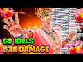 INSANE 69 KILL 53K DAMAGE HUMAN TORCH GAME In TOP 500