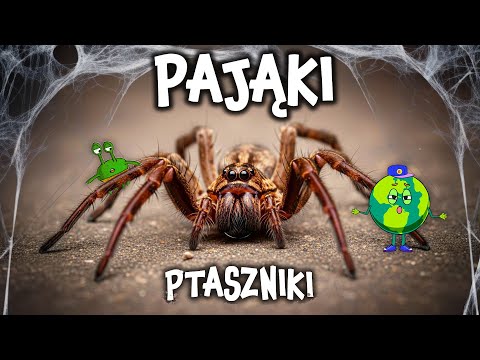 PAJĄKI 🕷️  Czy PTASZNIKI są Takie Straszne? Sprawdź! Film Edukacyjny dla Dzieci