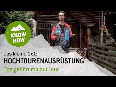 Das kleine 1x1 der Hochtourenausrüstung: Das gehört mit in den Rucksack