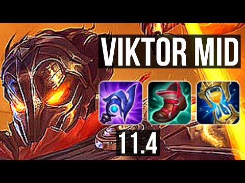 VIKTOR vs TALON (MID) | 7/0/8, Godlike, Rank 11 Viktor | KR Grandmaster | v11.4