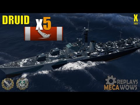 Was a fun battle with Druid in Ranked | World of Warships Gameplay