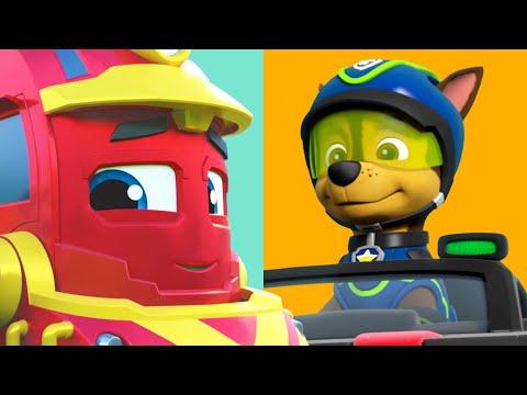 PAW Patrol and Mighty Express Save the Day 🐶🚂 | Cartoons for Kids
