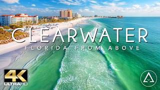 CLEARWATER - FLORIDA 4K BEACH DRONE FOOTAGE (ULTRA HD) - Paradise Beach Landscapes UHD