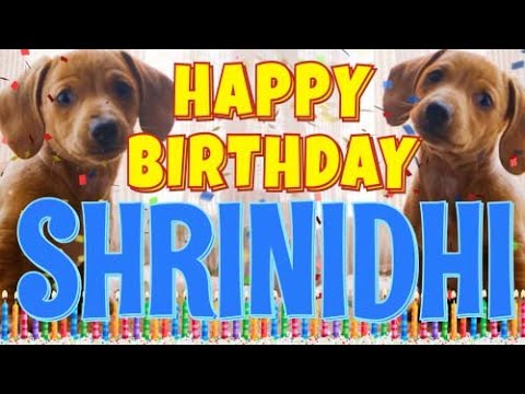 Happy Birthday Shrinidhi! ( Funny Talking Dogs ) What Is Free On My Birthday