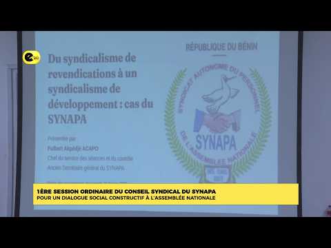 1ére session ordinaire du conseil syndical du synapa