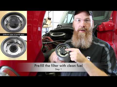 Fleetguard Fuel Filter Change