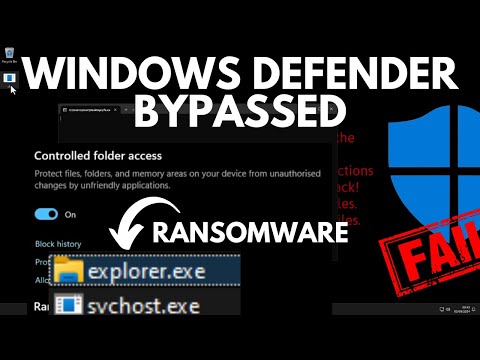 Windows Defender Controlled Folders bypassed by Ransomware