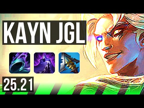 KAYN vs MASTER YI (JGL) | 17/1/4, Legendary, 600+ games | EUW Master | 25.21