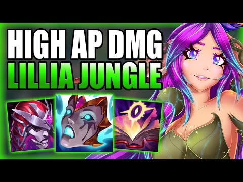 HOW TO PLAY LILLIA JUNGLE CORRECTLY TO DEAL HIGH AP DAMAGE! - Best Build/Runes S+ League of Legends