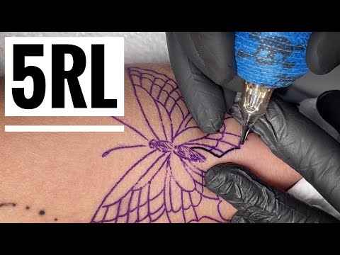 Real time tattoo | 2 machines one butterfly