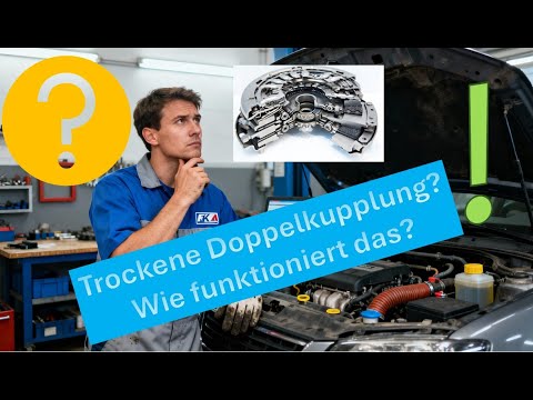 Trockene Doppelkupplung Aufbau Funktion #doppelkupplung #dsg #dkg #stronic #kfzmechatroniker  #auto