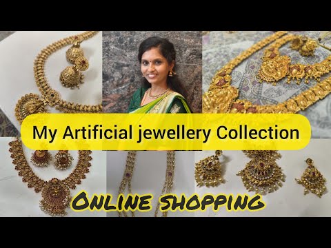 Artificial jewellery collection |Jewellery collection vlog  #kavanamanoj #jewellery #fashion