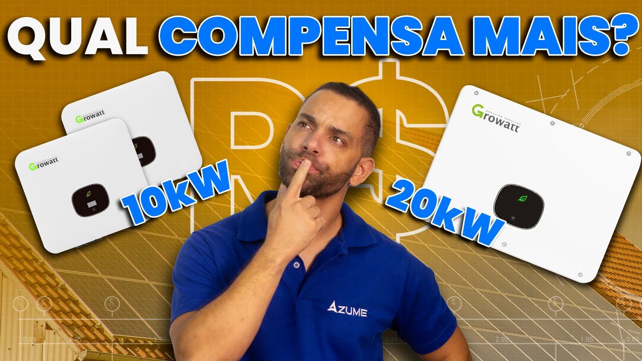 ENERGIA SOLAR é melhor com UM ou DOIS inversores? | INVERSOR SOLAR